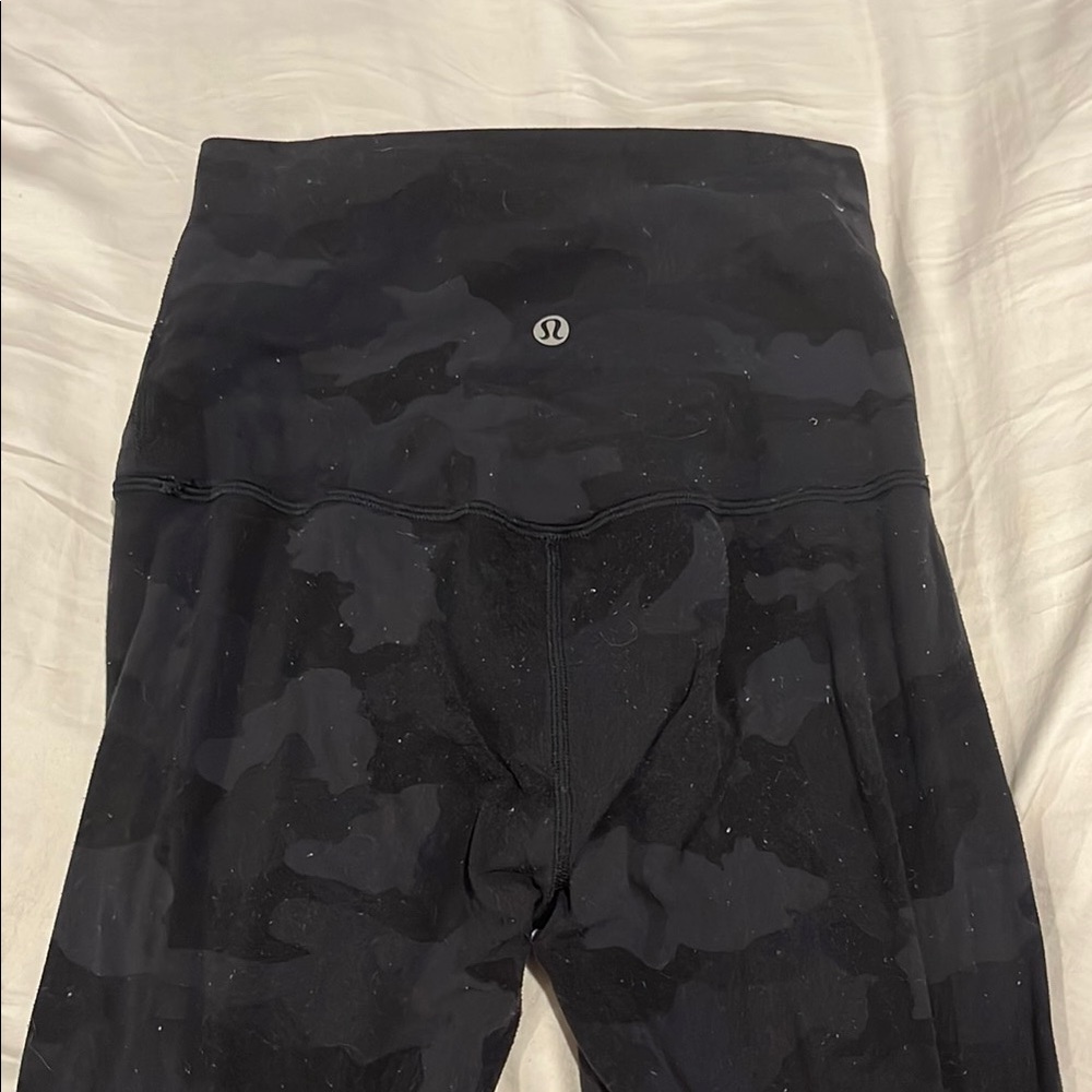 Lululemon Black Camo Leggings